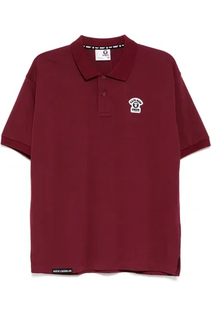 A Bathing Ape Polo med moonface-logo
