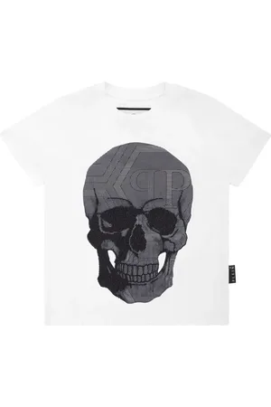 Philipp Plein Strass Skull T-shirt