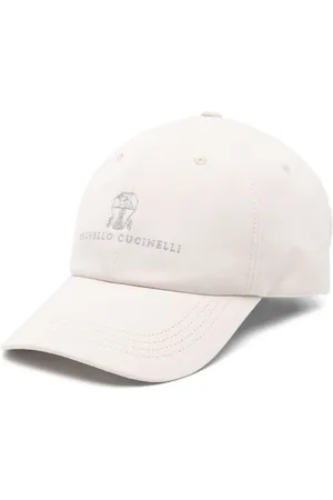 Brunello Cucinelli Kasket med broderet logo