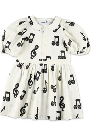 Mini Rodini Kjole med musiknode-tryk