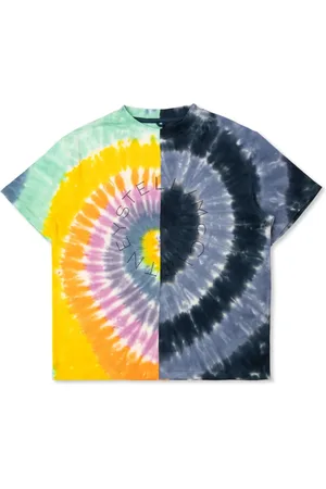 Stella McCartney T-shirt med batiktryk