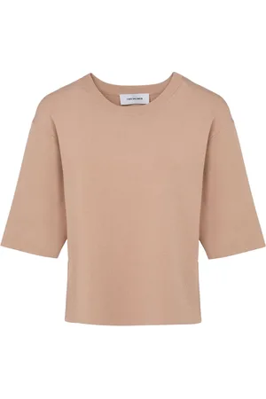 YVES SALOMON Cropped strikket T-shirt