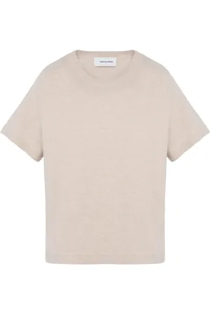 YVES SALOMON Finstrikket T-shirt