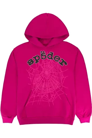 Sp5der OG Web Pink hættetrøje
