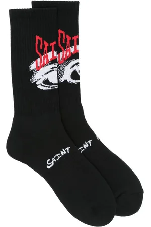 SAINT MXXXXXX Strømper med intarsia-logo