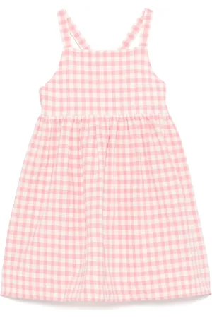 Il gufo Gingham-ternet kjole