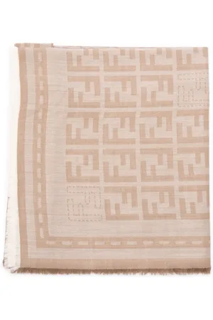 Fendi Tørklæde med monogram-mønster