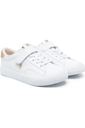 Ralph Lauren Plateausneakers med glimmerdetalje