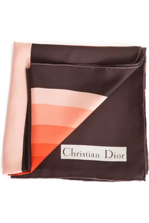 Dior Tørklæde med logotryk fra 1970