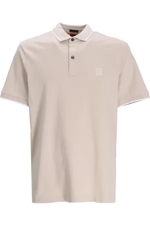 HUGO BOSS Polo med applikeret logo