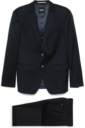 HUGO BOSS Jakkesæt i jomfruulds-twill