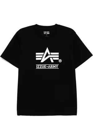 Izzue T-shirt med logotryk
