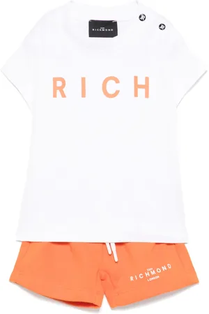 John Richmond Shortssæt med logotryk