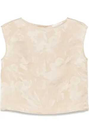 Incotex Blomstret tanktop i jacquard