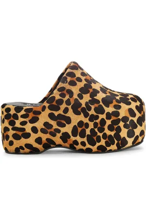 SIMON MILLER Bubble mules med gepardtryk