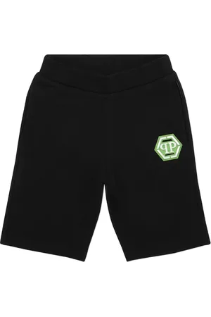 Philipp Plein Shorts med logoapplikation