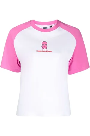 GCDS T-shirt med raglanærmer