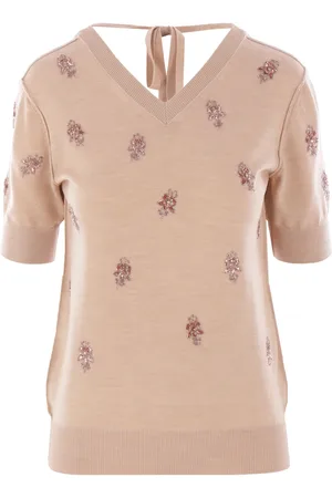 Fendi Cropped sweater i uld