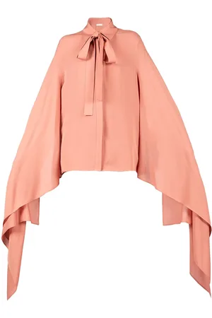 Elie saab Skjorte med draperede ærmer