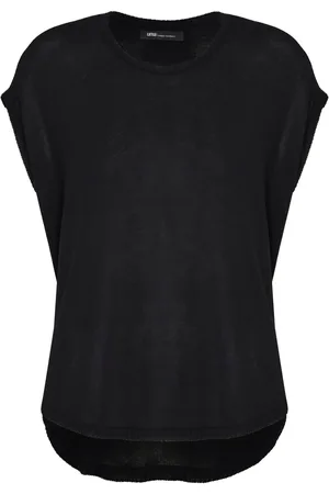 Uma Raquel Davidowicz Kortærmet T-shirt med buet kant