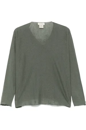 BRUNO MANETTI T-shirt med V-hals