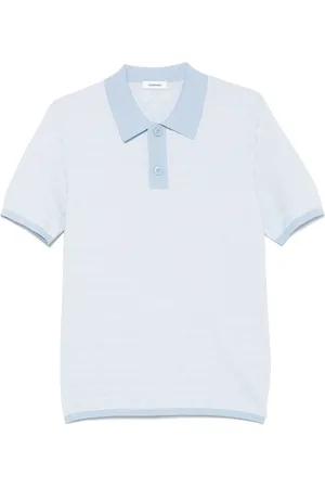 Sandro Polo med firkantet kors-jacquard