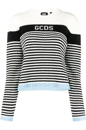 GCDS Trøje med jacquard-logo