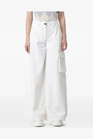 BALLANTYNE Cargo-jeans med brede ben