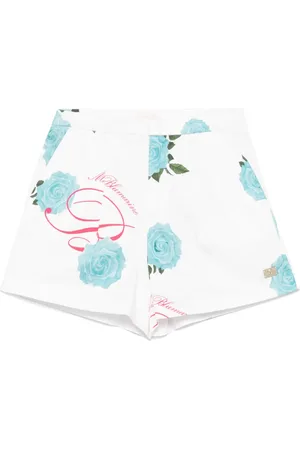MISS BLUMARINE Blomstrede shorts