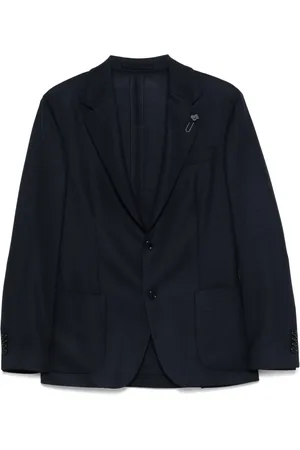 LARDINI Blazer med broche-detalje