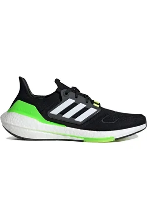 adidas Ultraboost 22 Core Black/Cloud White/Solar Green sneakers
