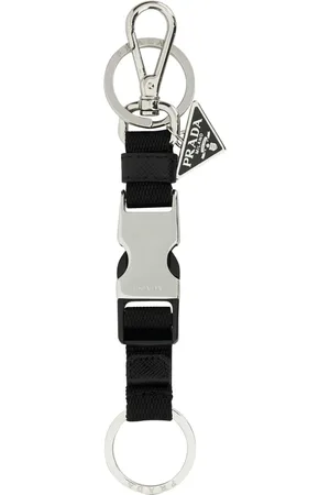 Prada Nøglering med indgraveret logo
