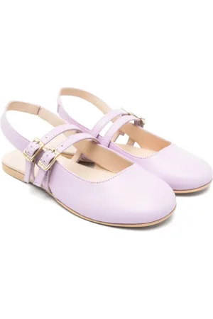 Twin-Set Flade ballerinaer i læder
