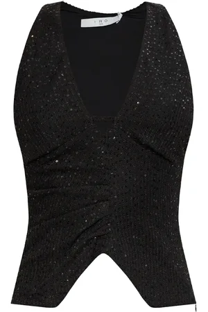 IRO Vest med draperet detalje