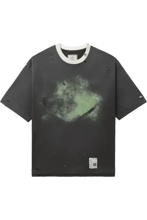 Maison Mihara Yasuhiro T-shirt med slitageeffekt