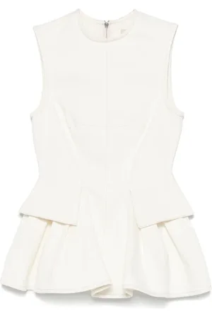 REMAIN Denimtop med peplum