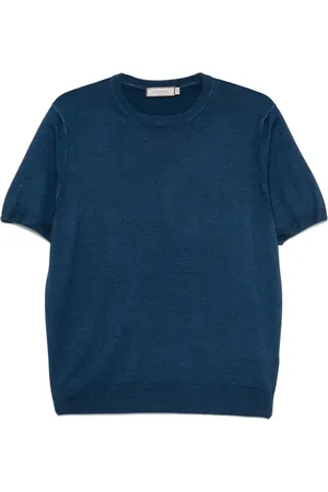 CANALI Finstrikket T-shirt