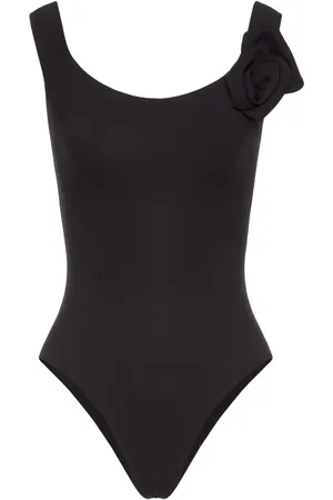 VALENTINO GARAVANI Balconette-badedragt med rose-applikation
