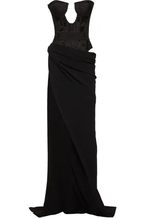 Dsquared2 Lang bustier-kjole i lurex