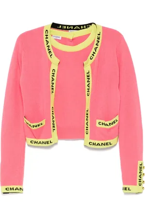 CHANEL Kortærmet cardigan-top fra 1990-00