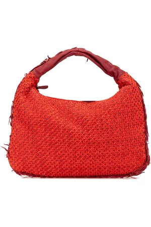 Bottega Veneta Lille quiltet Veneta hobo-taske i nappalæder og silke med slitageeffekt fra 2012-2024