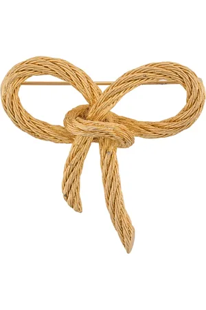 Dior Pre-owned sløjfebroche fra 1980