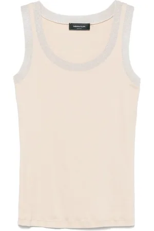 Fabiana Filippi Tanktop med lurexkant