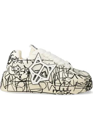 Naked Wolfe Sneakers med plateausål og grafisk tryk
