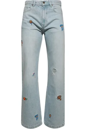 Casablanca Broderede jeans med brede ben