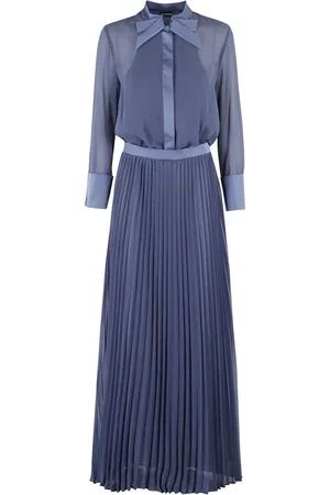 Emporio Armani Lang kjole i georgette