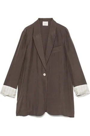ALYSI Blazer med oprullede opslag