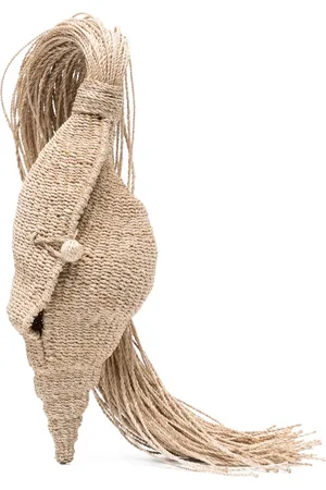 Cult Gaia Interwoven Camilla clutch med frynser