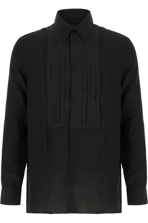 Givenchy Silkeskjorte med plisseret bryststykke