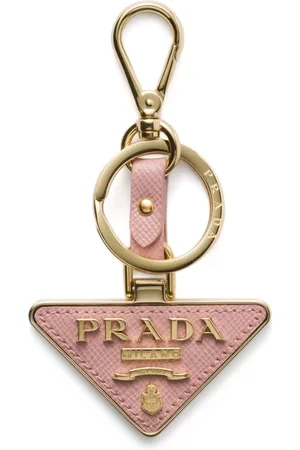 Prada Nøglering med trekantet logo